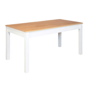 Mesa tapa paraiso patas laqueadas cuadradas