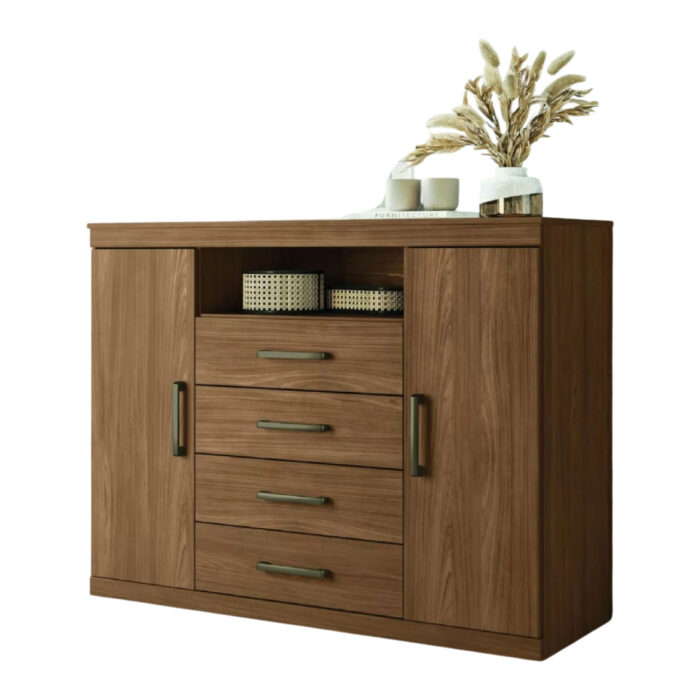 Comoda-1.40-mts-2-puertas-4-cajones Comoda-1.40-mts-2-puertas-4-cajones