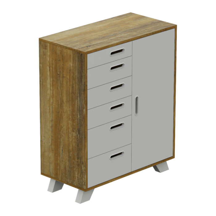 Comoda-Nordic-090-1-puerta-6-cajones