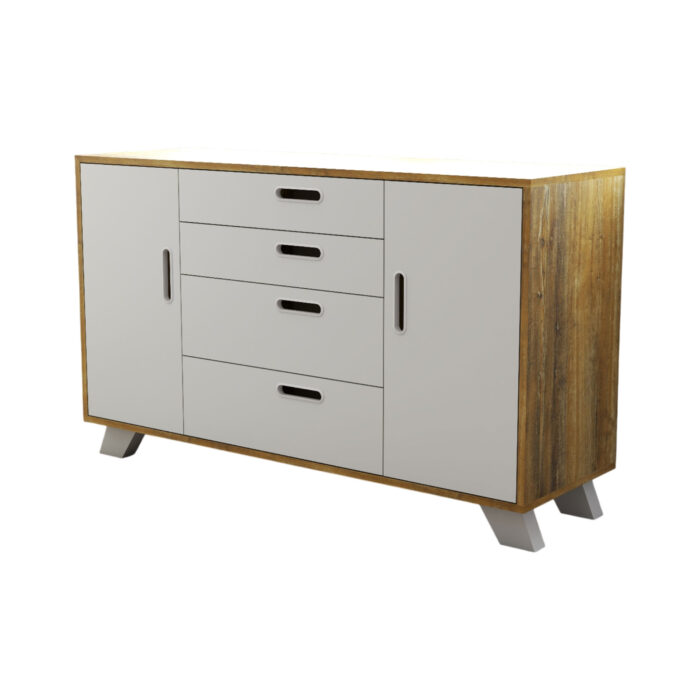 Comoda-Nordic-2-puertas-4-cajones-140-Mt-cerrada
