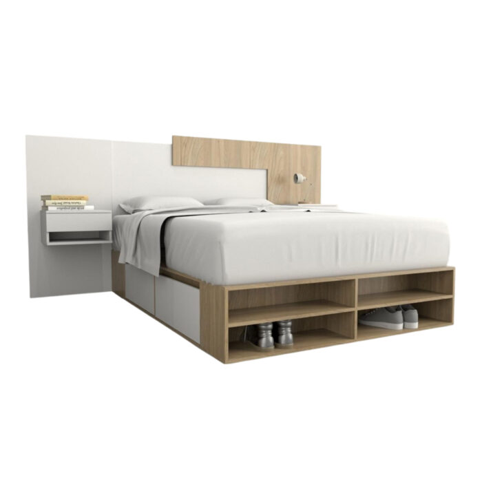 Cama-140-4-cajones-estantes