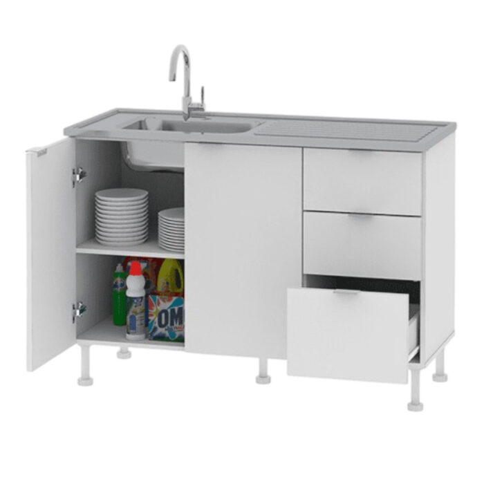 Bajomesada-120-2-puertas-3-cajones-aluminio Bajomesada-120-2-puertas-3-cajones-aluminio