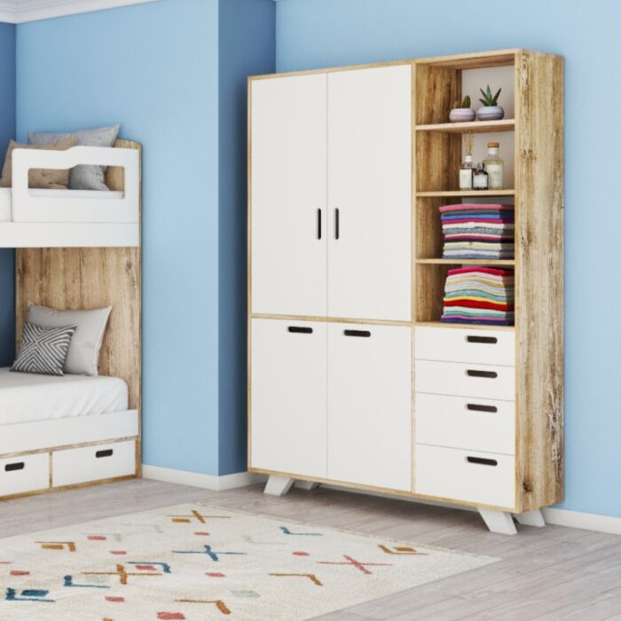 Dormitorio juvenil nordic solo ropero Dormitorio juvenil nordic solo ropero