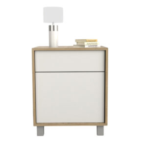 Mesa de luz Minimal cajon y puerta
