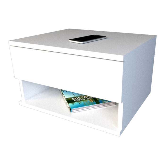 Mesa-luz-flotante-cajon-estante